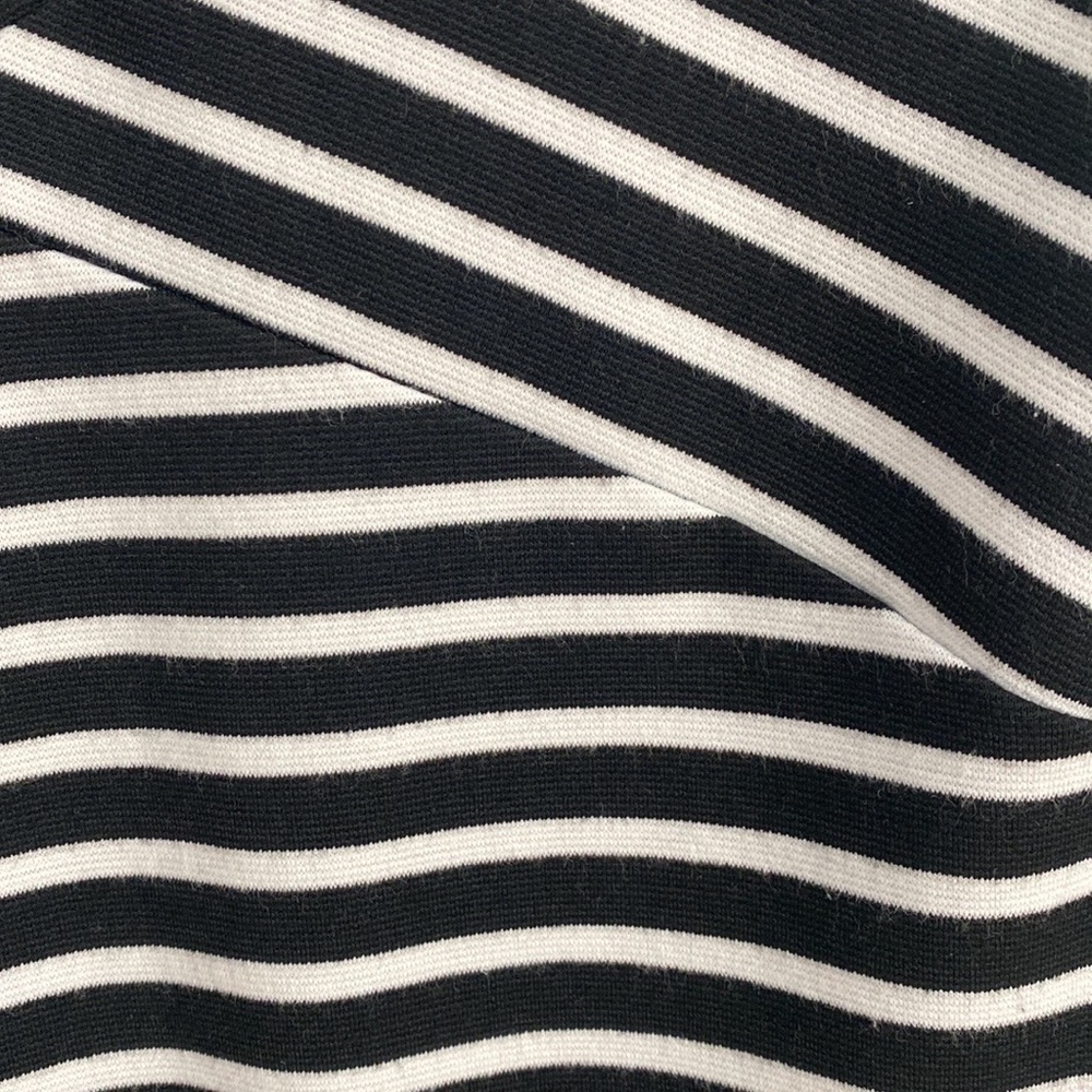 Rockman - Black and White Striped Dress - Size 12 - Picture 3 of 8